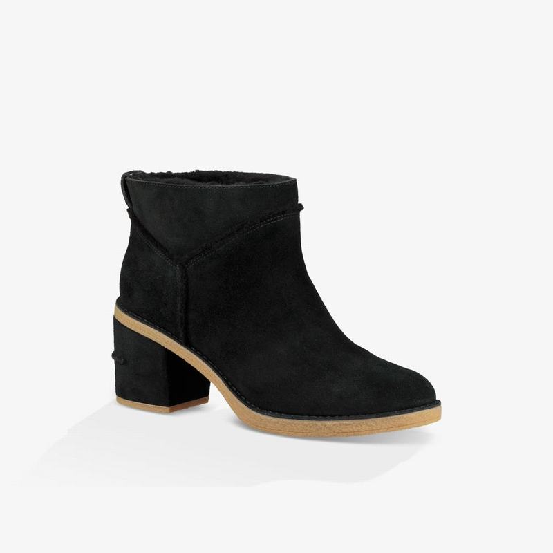 Bottine UGG Kasen II Femme Noir Soldes 741FQVAC